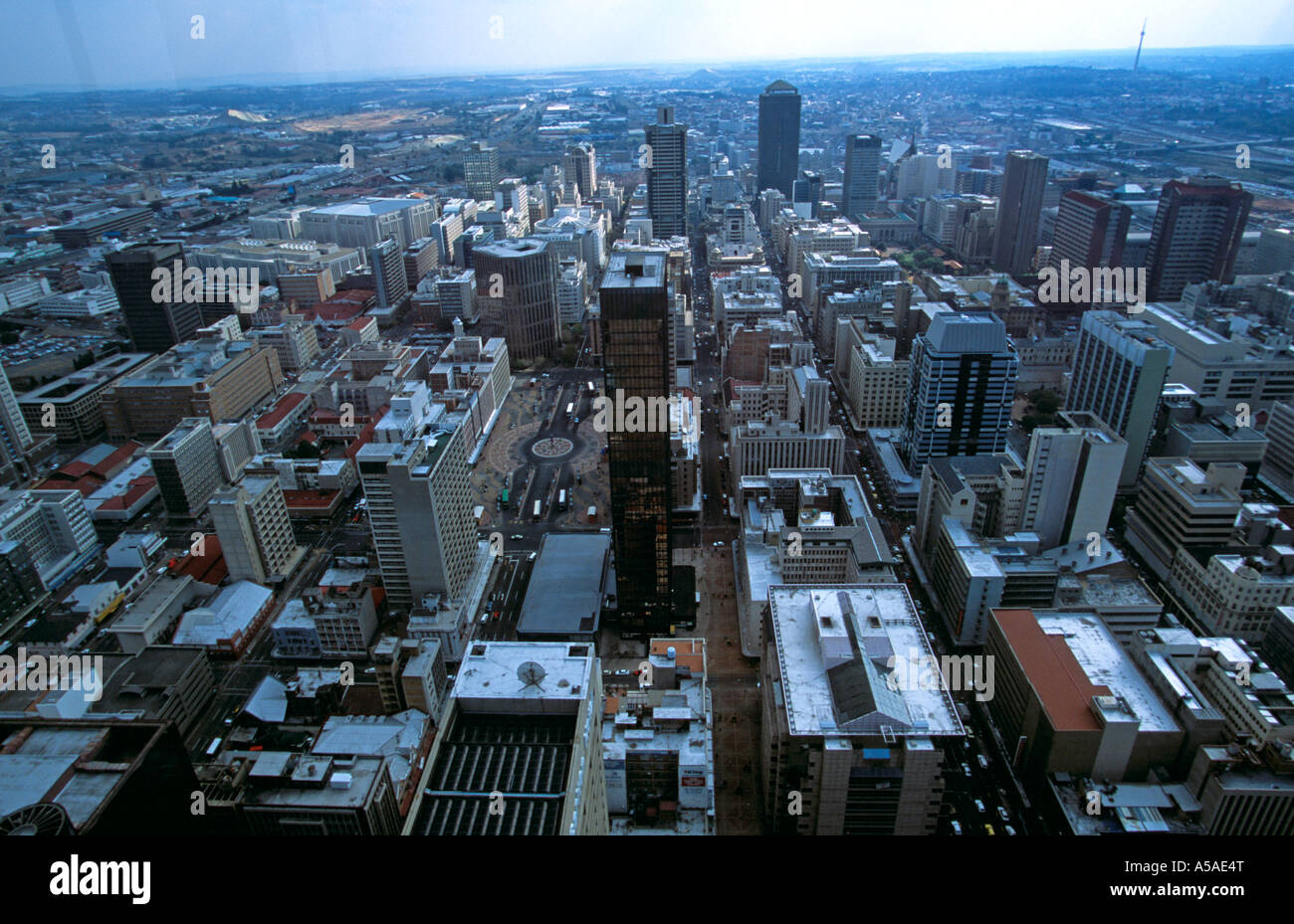 Aerial view of cityscape, Johannesburg, South Africa Stock Photo - Alamy