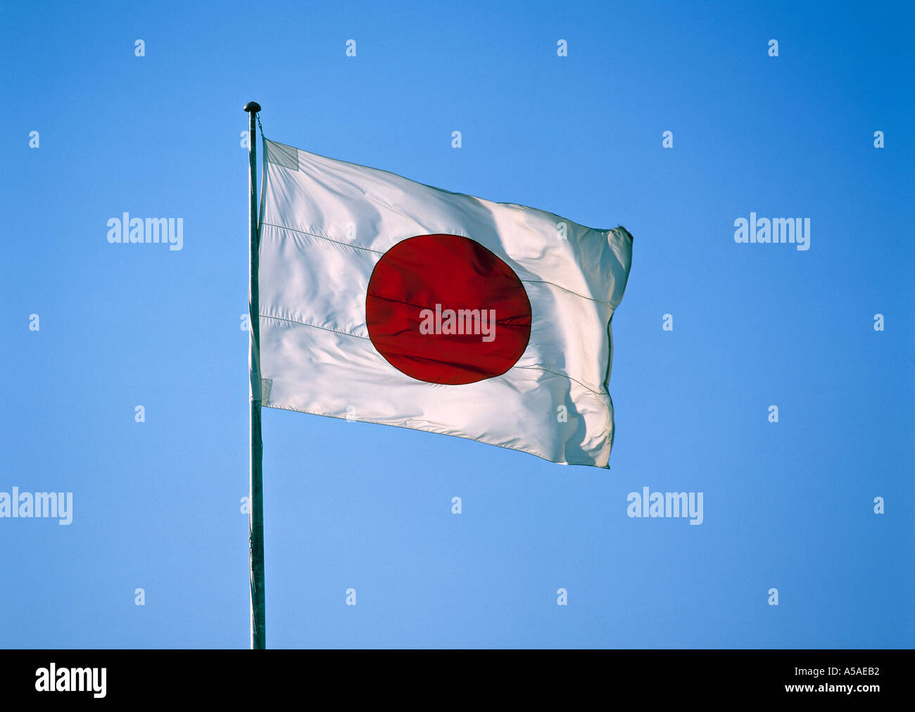Japanese flag hires stock photography and images Alamy