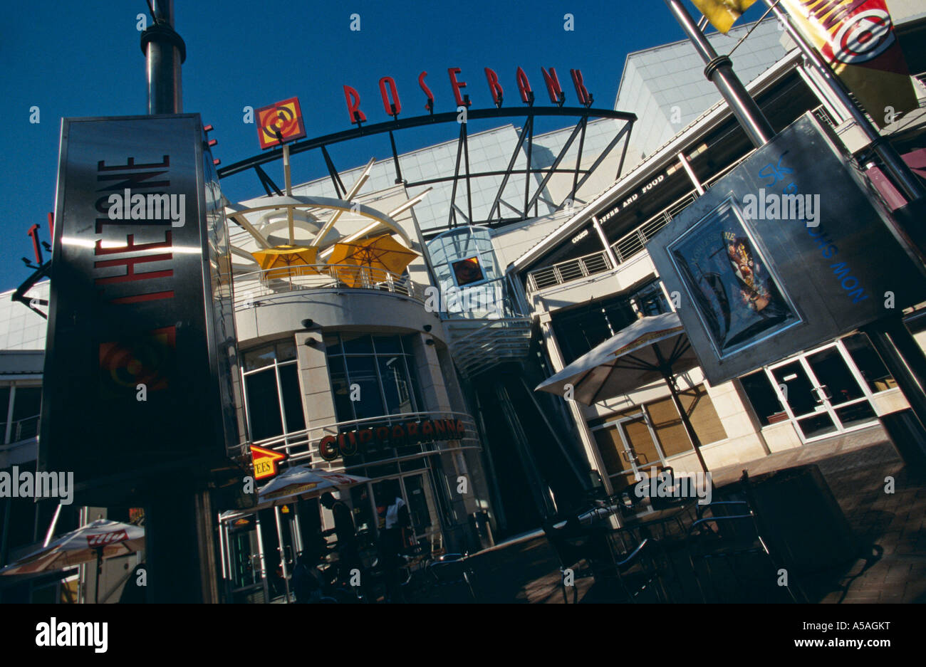 A mall in Rosebank Johannesburg South Africa Stock Photo