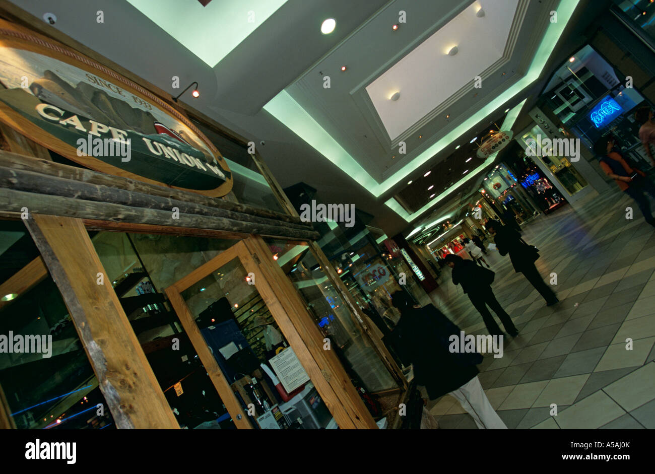 A shopping mall in Sandton city Johannesburg Stock Photo