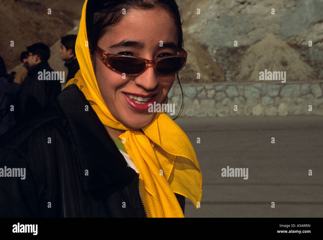 A woman wearing a burqa in Teheran Iran Stock Photo - Alamy