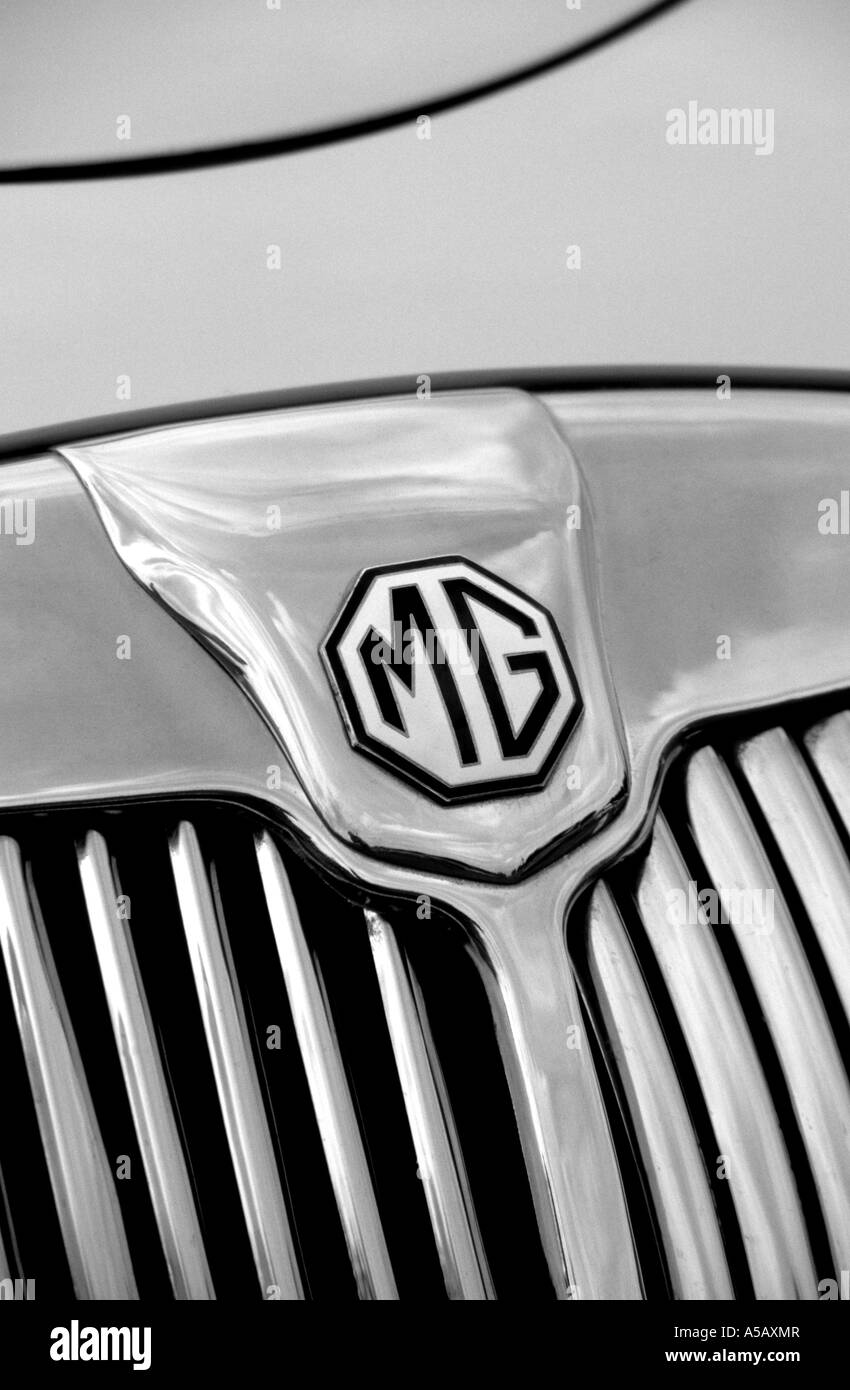 MG A Coupe 1500. English car manufacturer Stock Photo Alamy