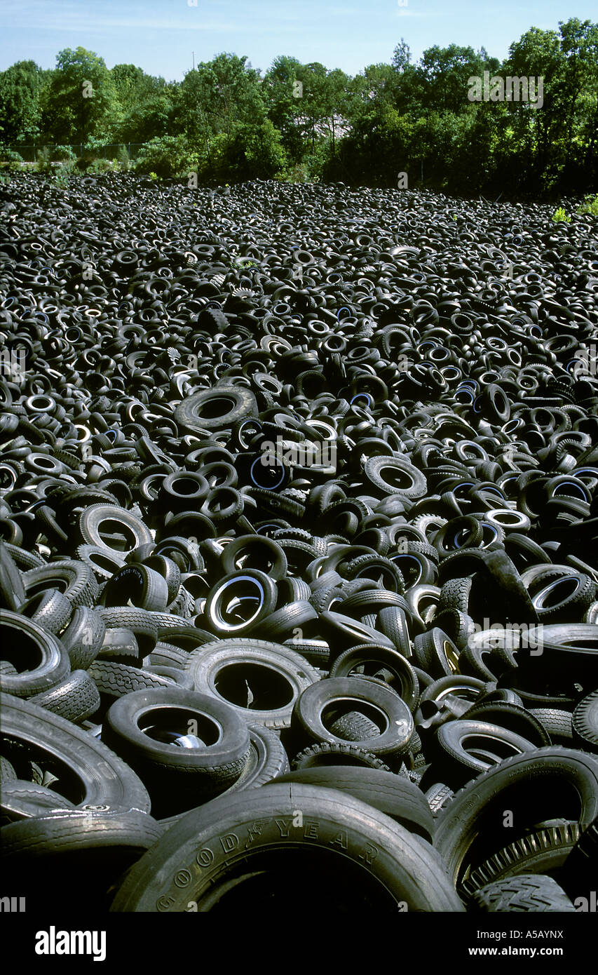 Used Tire Dump PA Stock Photo Alamy