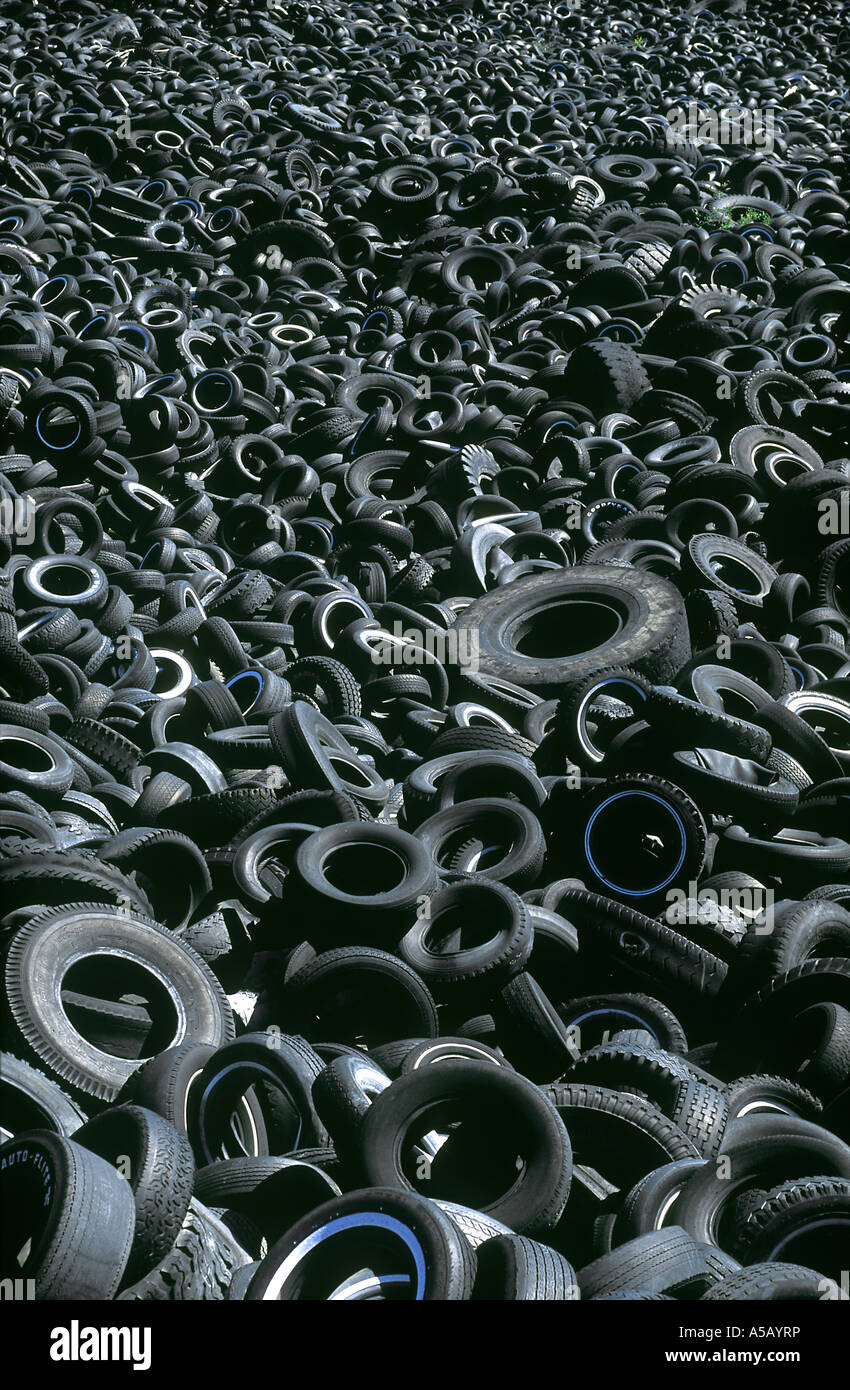 Used Tire Dump Pennsylvania Stock Photo Alamy