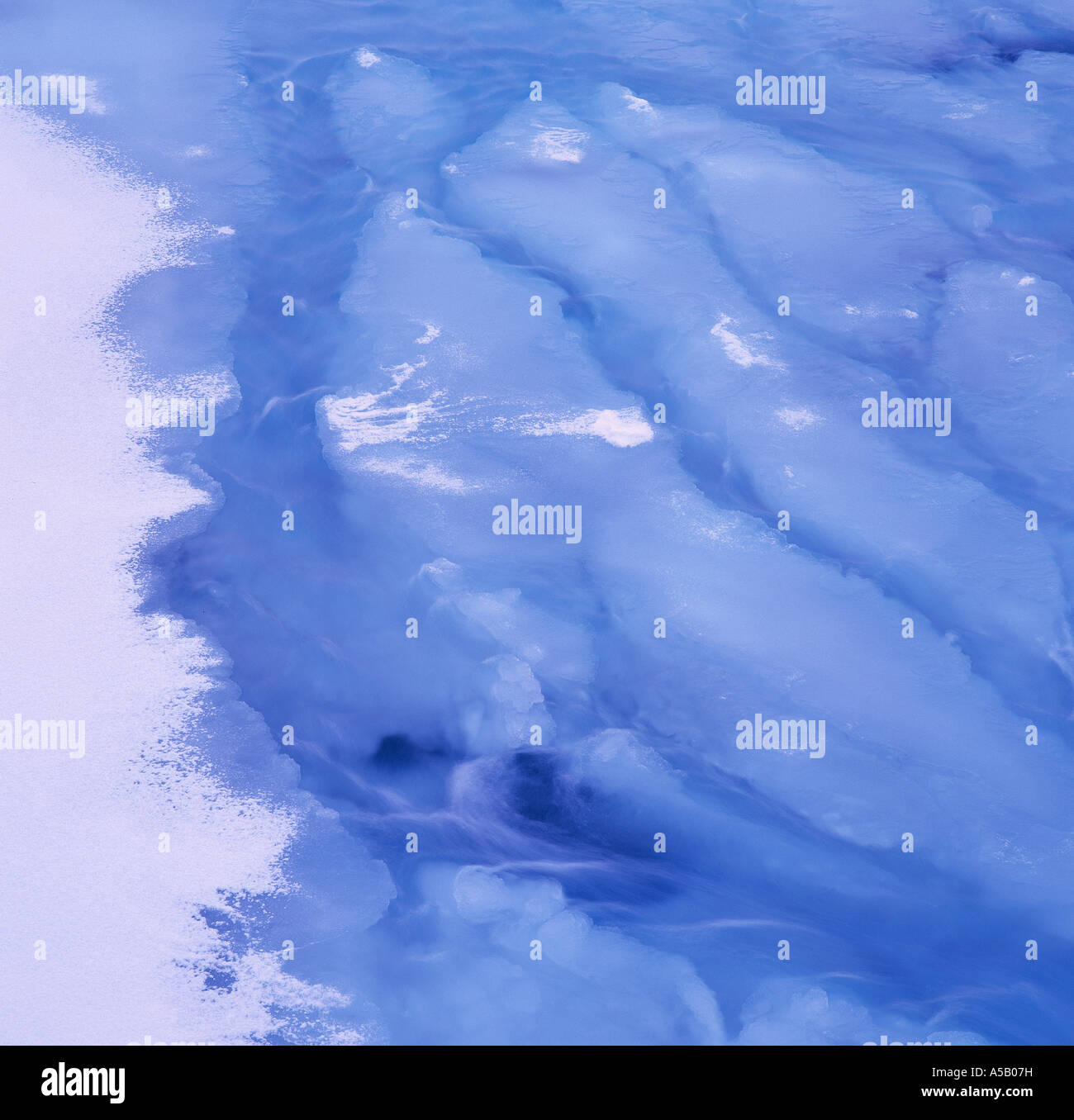 Icebergs, drinkable, Iceland Stock Photo