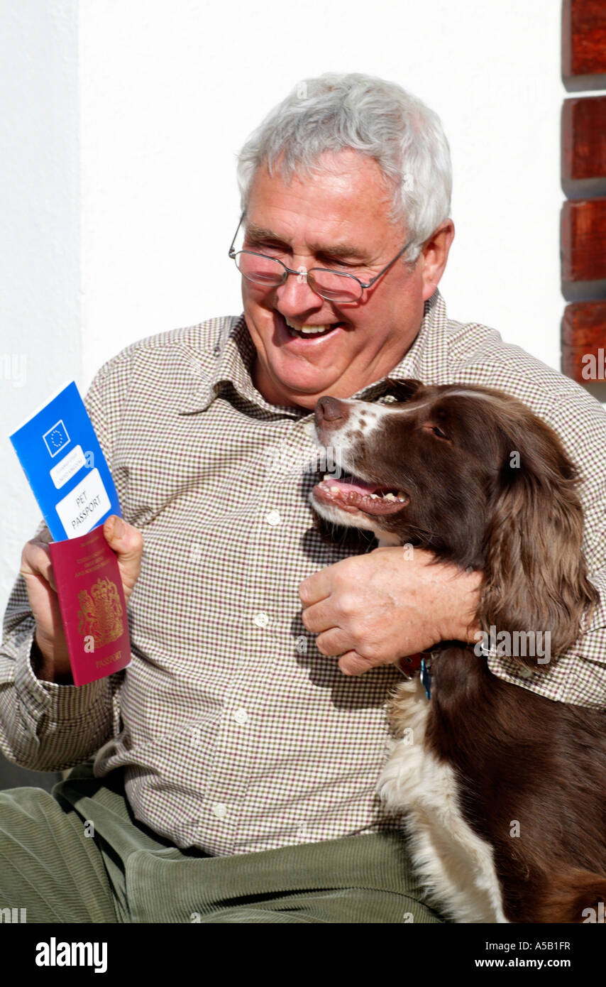 Springer spaniel and owner hi-res stock photography and images - Alamy