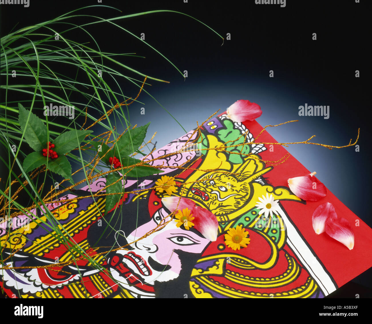 Japanese paper kite Stock Photo Alamy