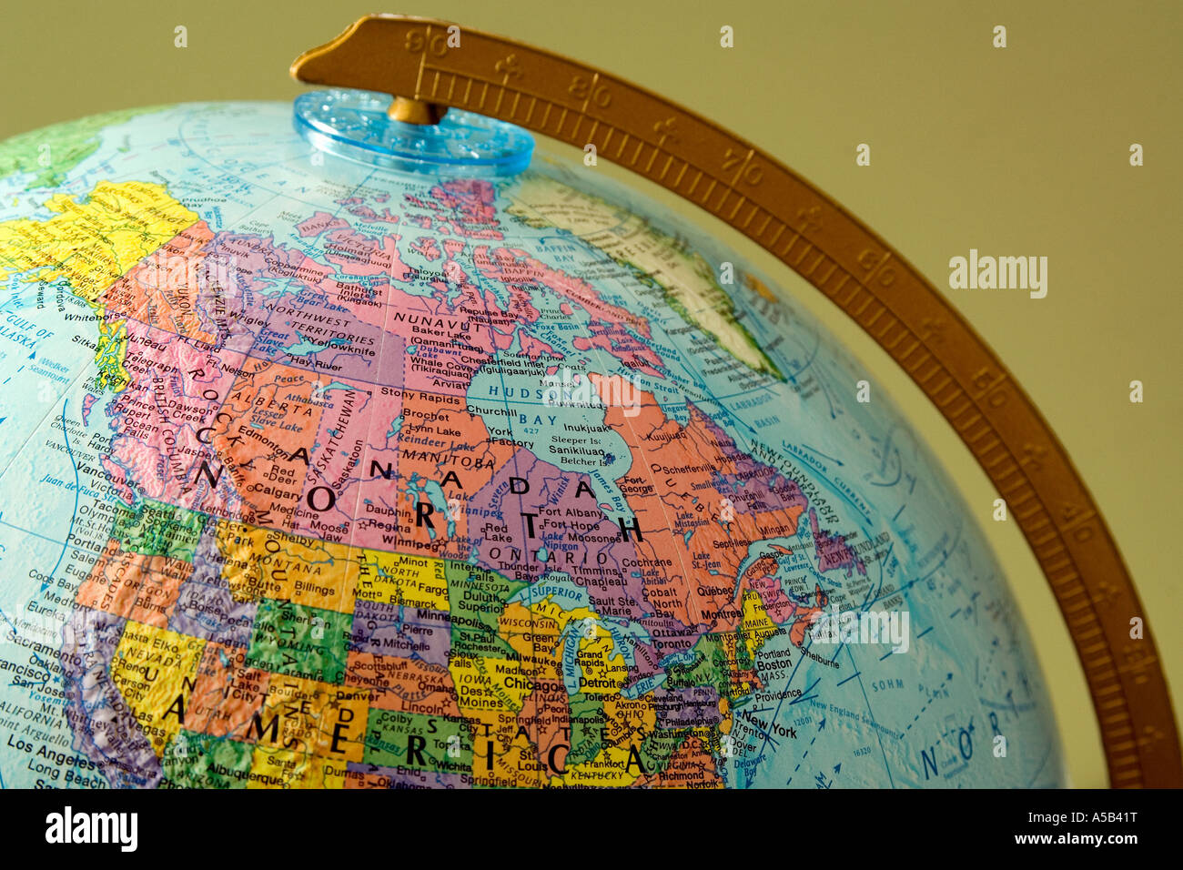 Map of north america hi-res stock photography and images - Alamy