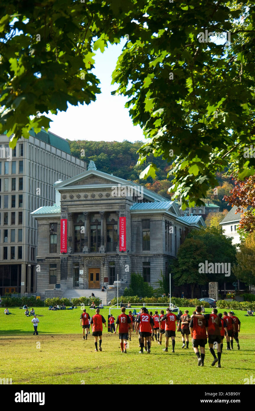 Mcgill University's rugby team Stock Photo Alamy
