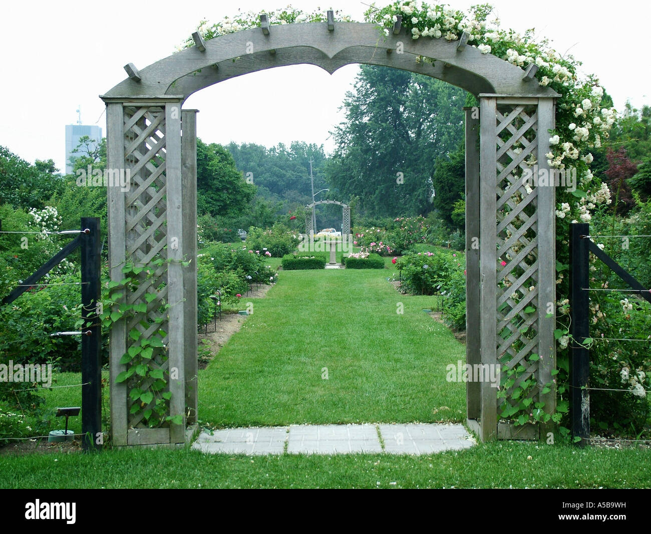 Trellis fence hires stock photography and images Alamy