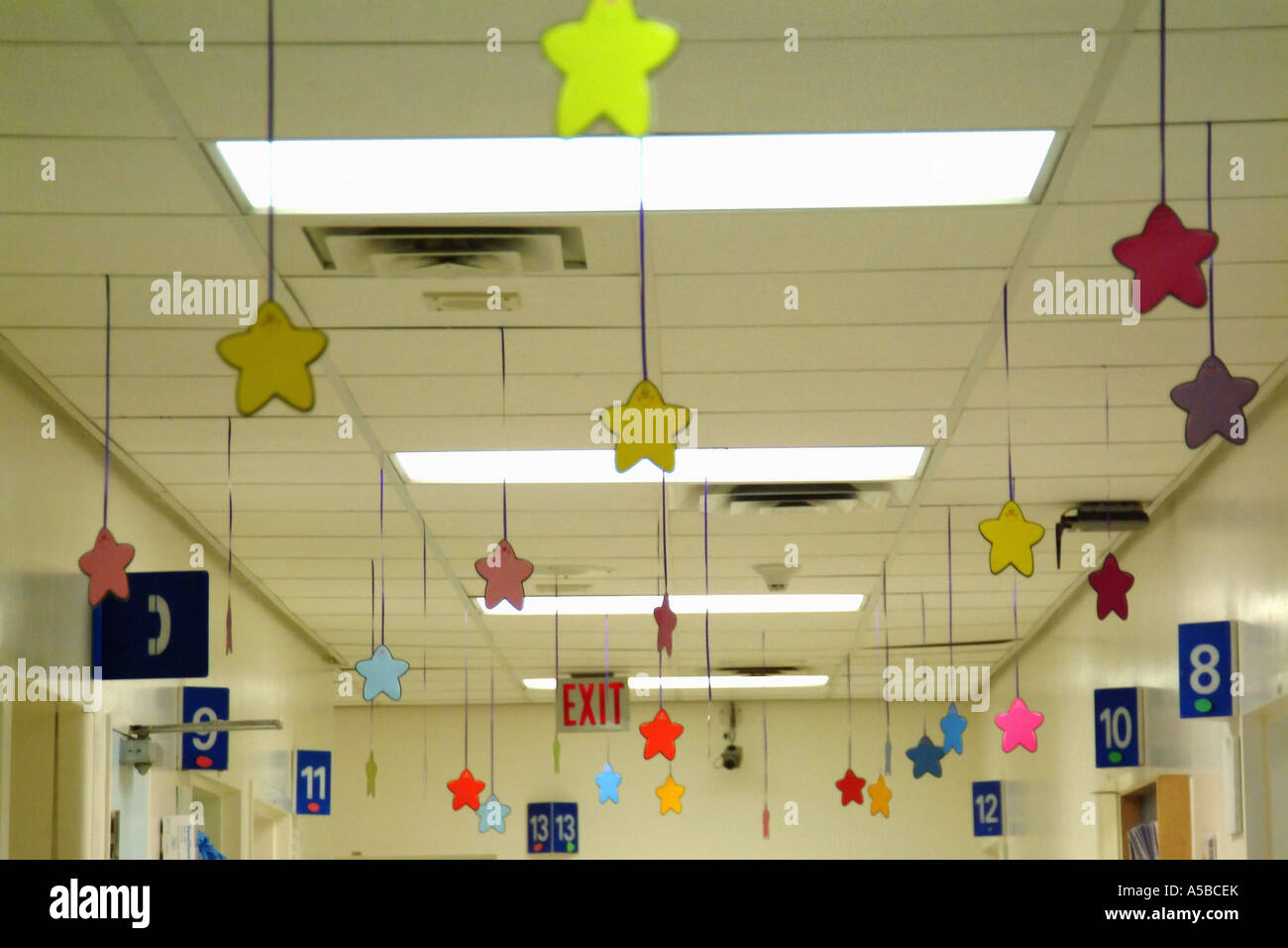 Stars Hanging From The Cieling Of A Children S Hospital