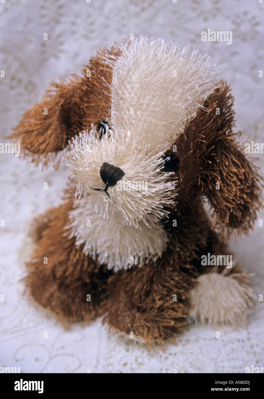 cute cuddly toy dog Stock Photo
