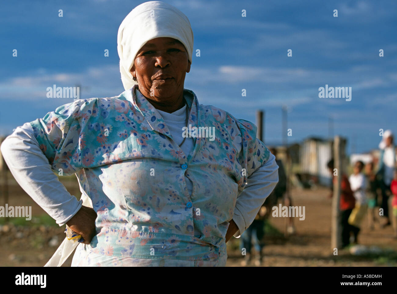 African woman wearing headscarf hi-res stock photography and images - Alamy