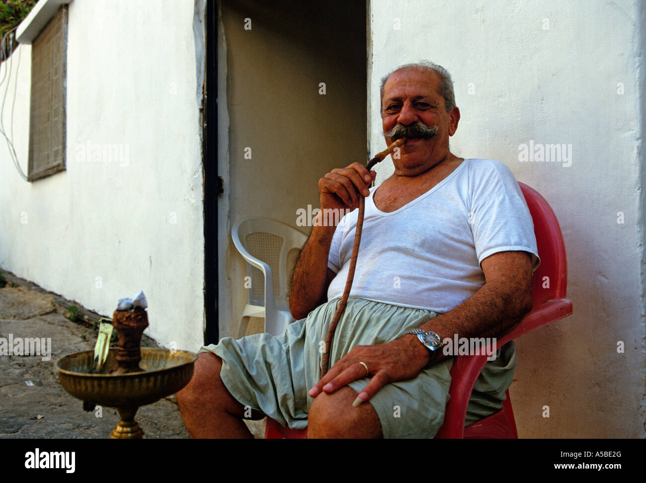 People smoking shisha pipes lebanese hires stock photography and