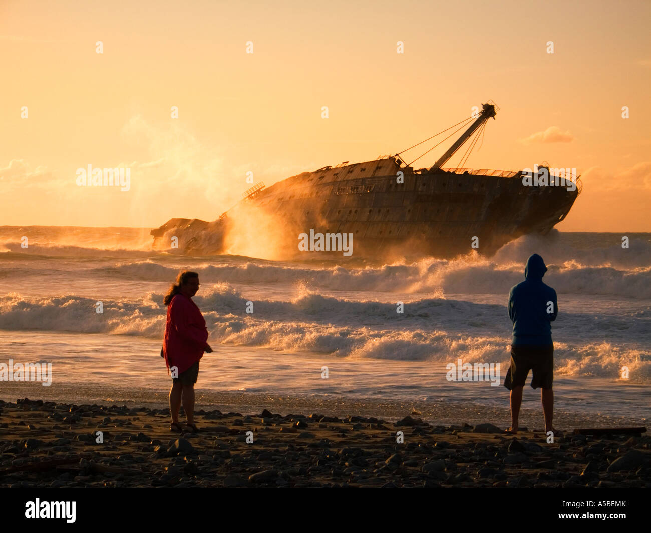 Wreck of American Star Playa de Garcey near Pajara Fuerteventura Canary