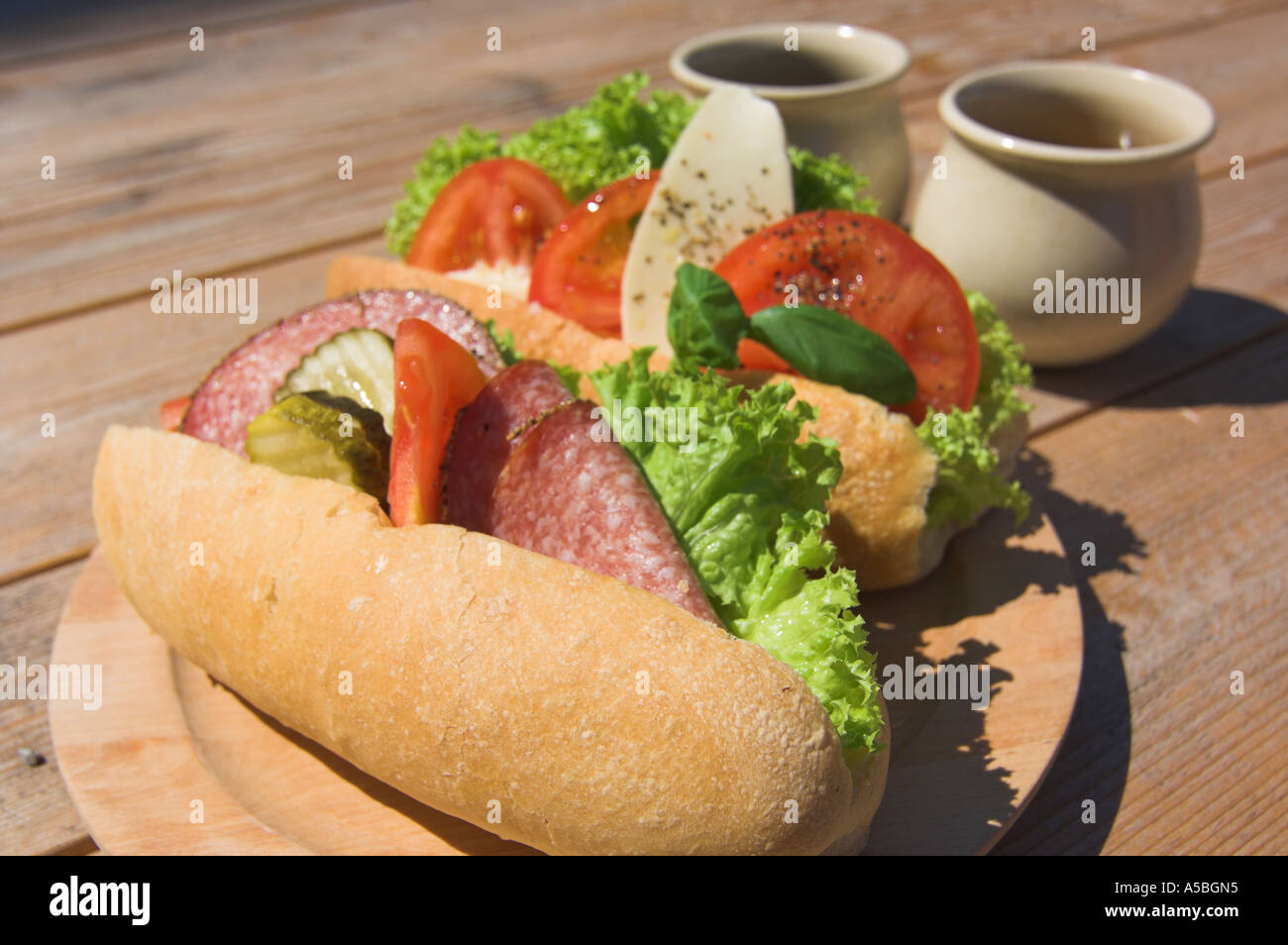 Sandwiches Stock Photo