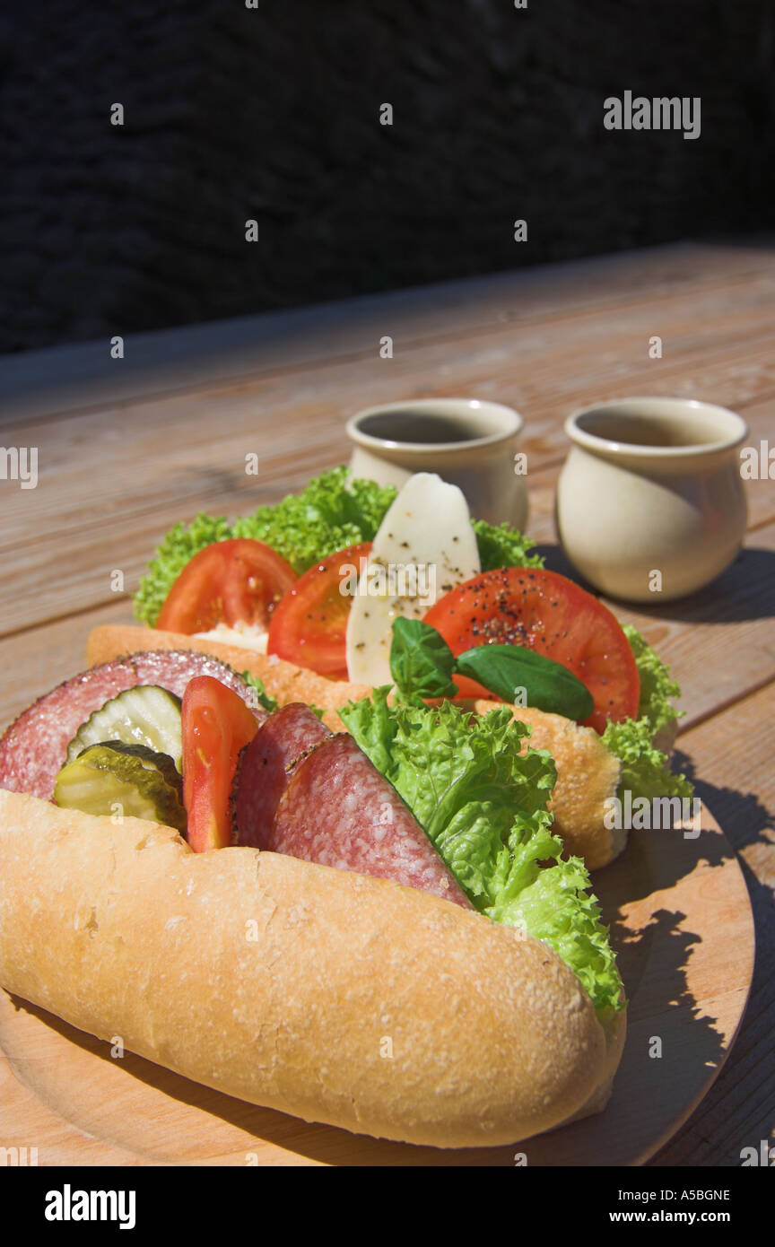 Sandwiches Stock Photo