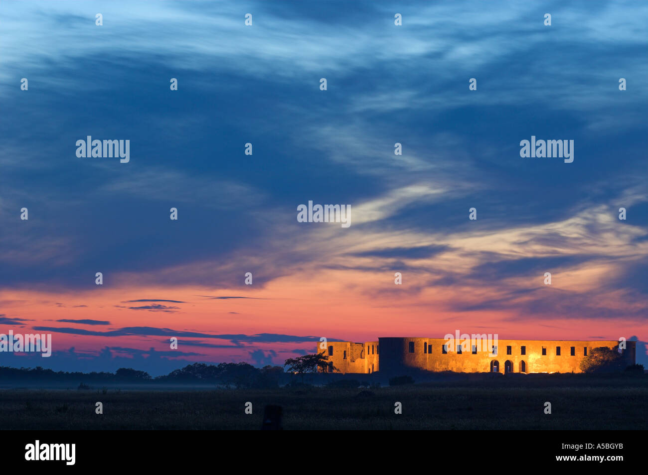 Borgholm castle, a top rated attraction and world class tourist destination in Sweden Stock Photo