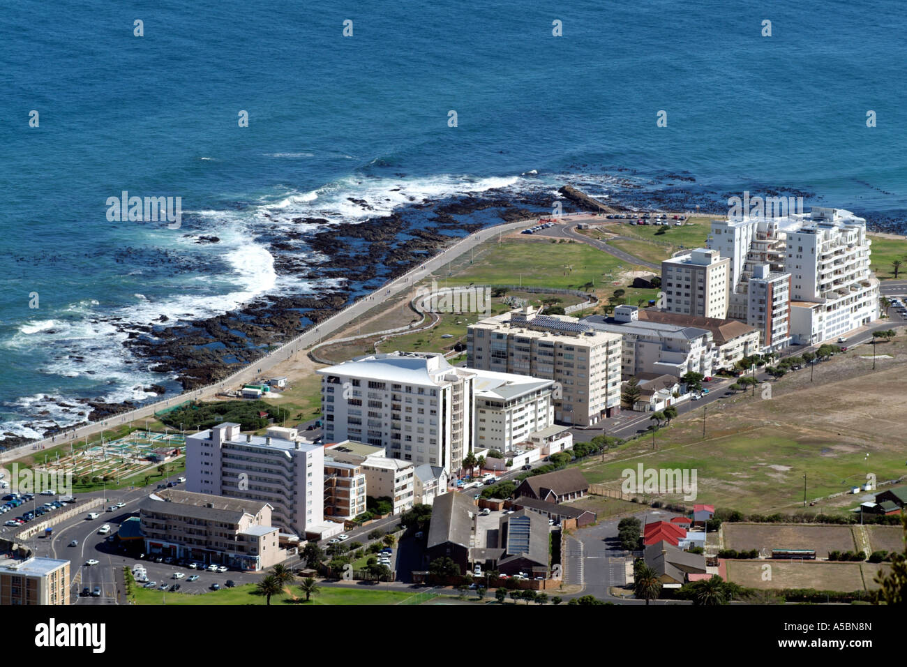 Seafront apartments.Green Point Cape Town South Africa Stock Photo Alamy