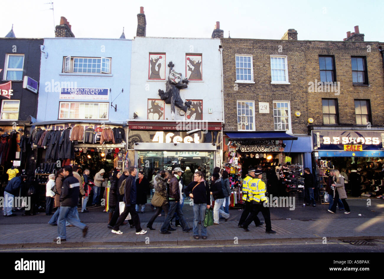 A scene at the popular Camden town market in London UK Stock Photo - Alamy