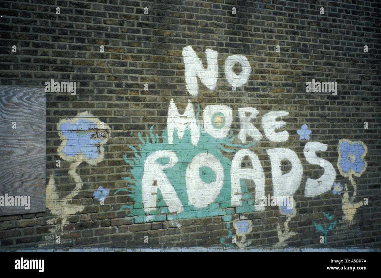 England No More Roads sign on house wall Plumstead London Stock Photo