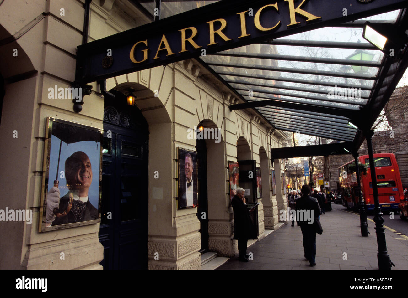 The Garrick Theatre on Drury Lane London Stock Photo