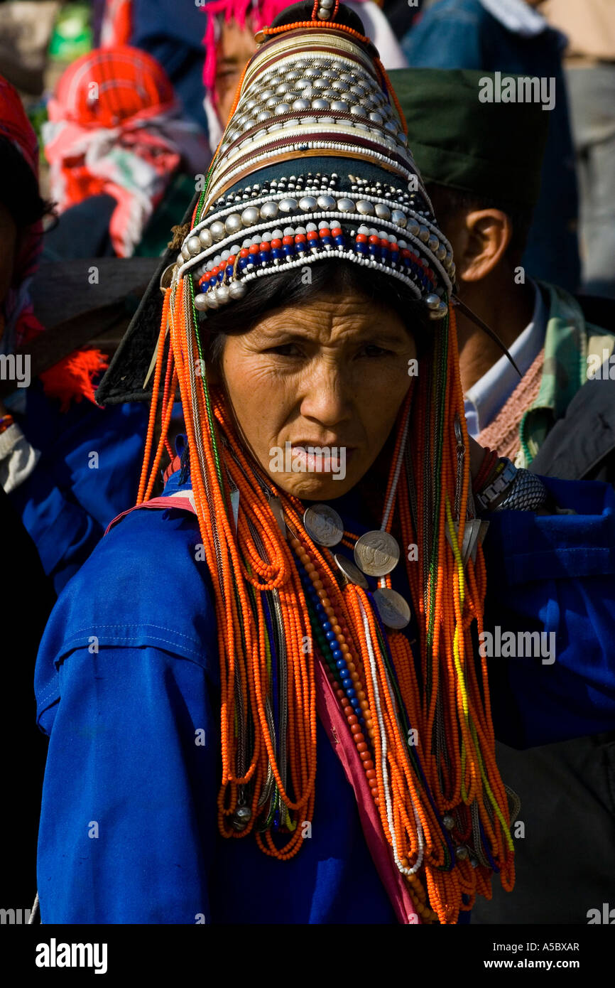 Akha hilltribe woman hi-res stock photography and images - Alamy
