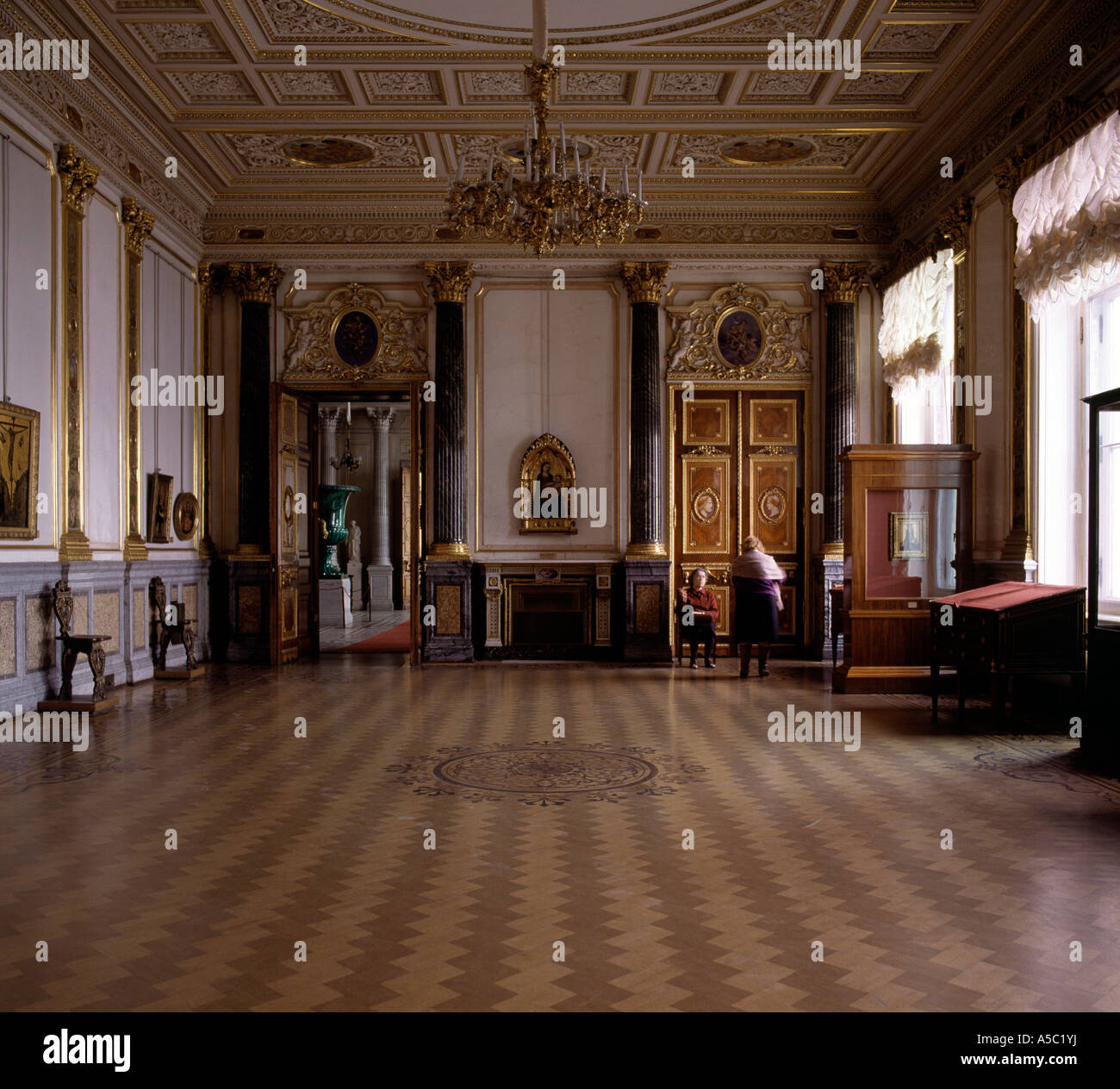 St. Petersburg, Winterpalast, Eremitage, Ausstellungssaal Stock Photo