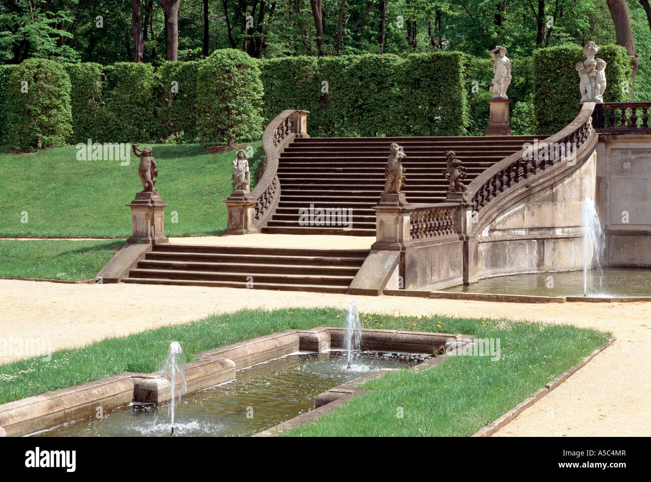 Großsedlitz bei Heidenau, Barockgarten, Stille Musik Stock Photo Alamy