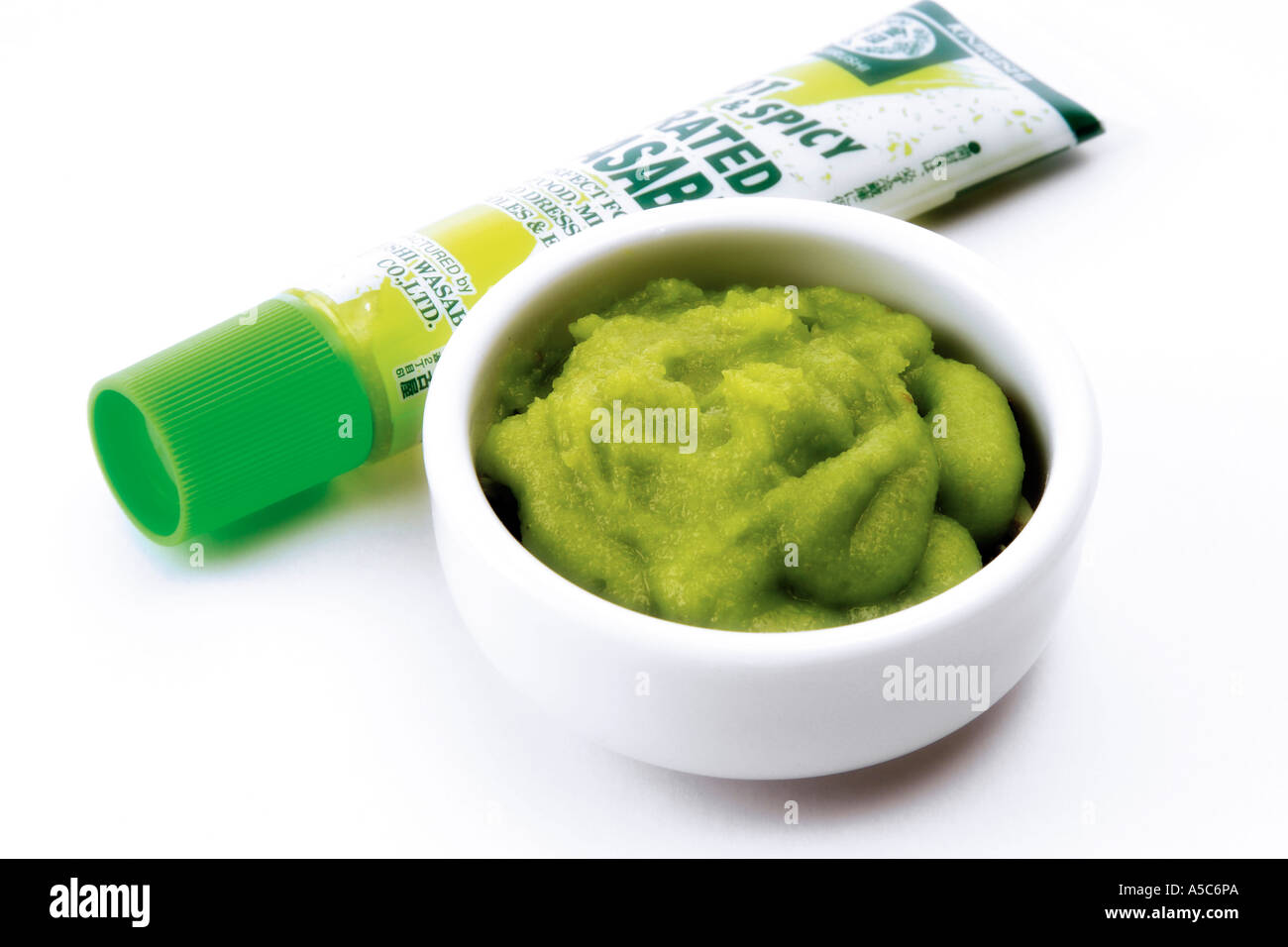 Wasabi, green horseradish paste Stock Photo Alamy