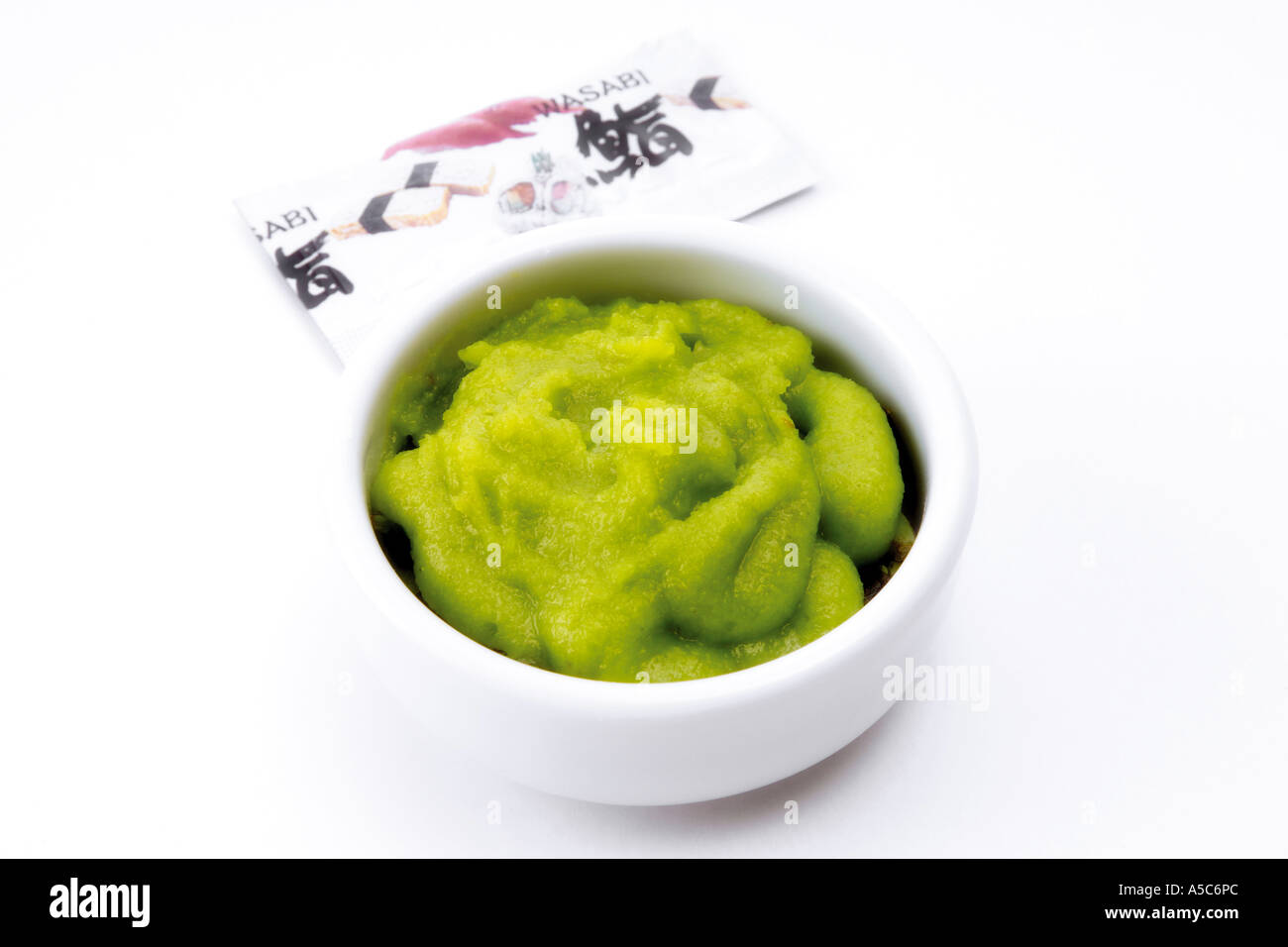 Wasabi, green horseradish paste Stock Photo Alamy
