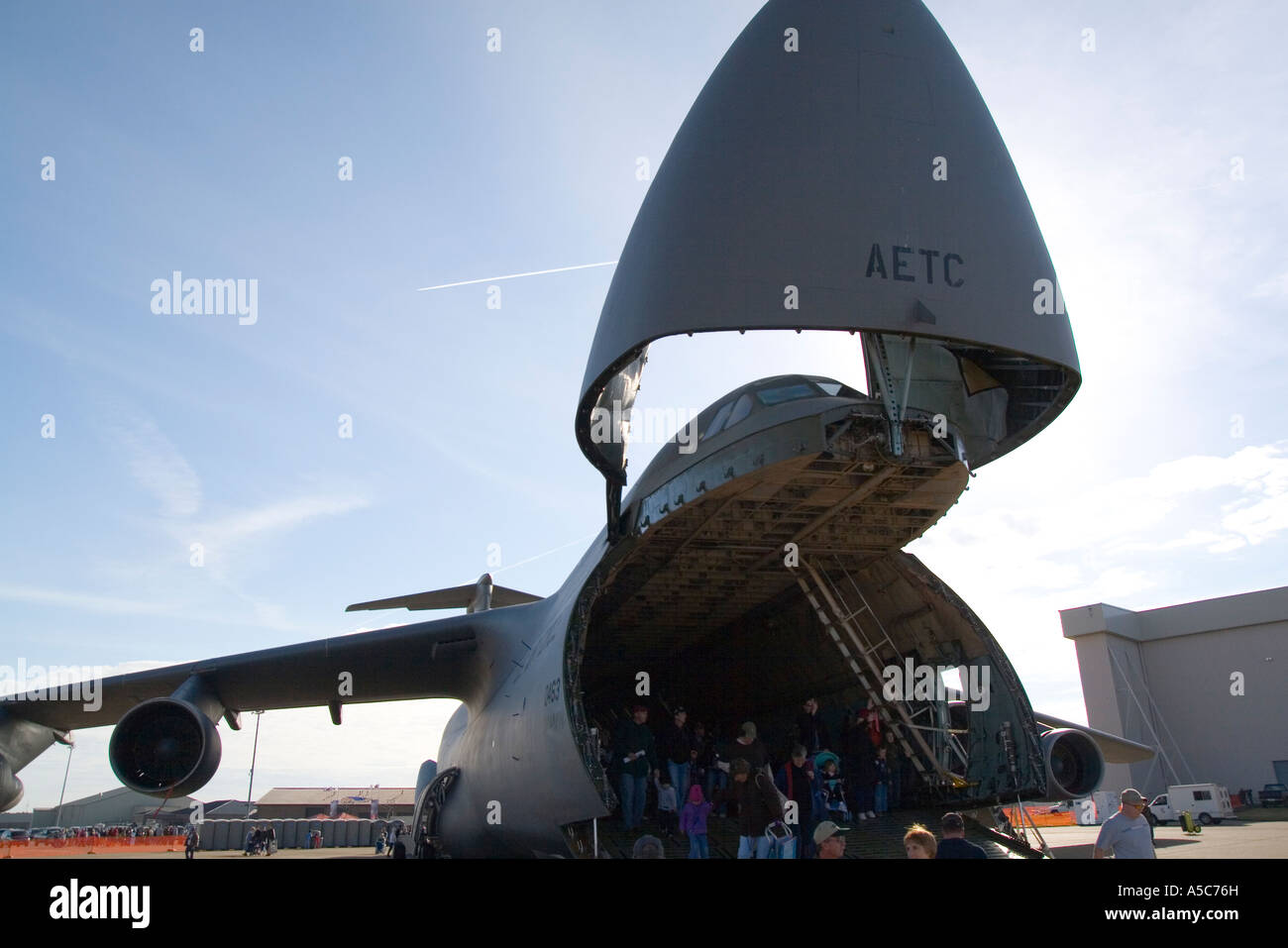 Lockheed Georgia C 5 Galaxy transport aircraft Stock Photo - Alamy