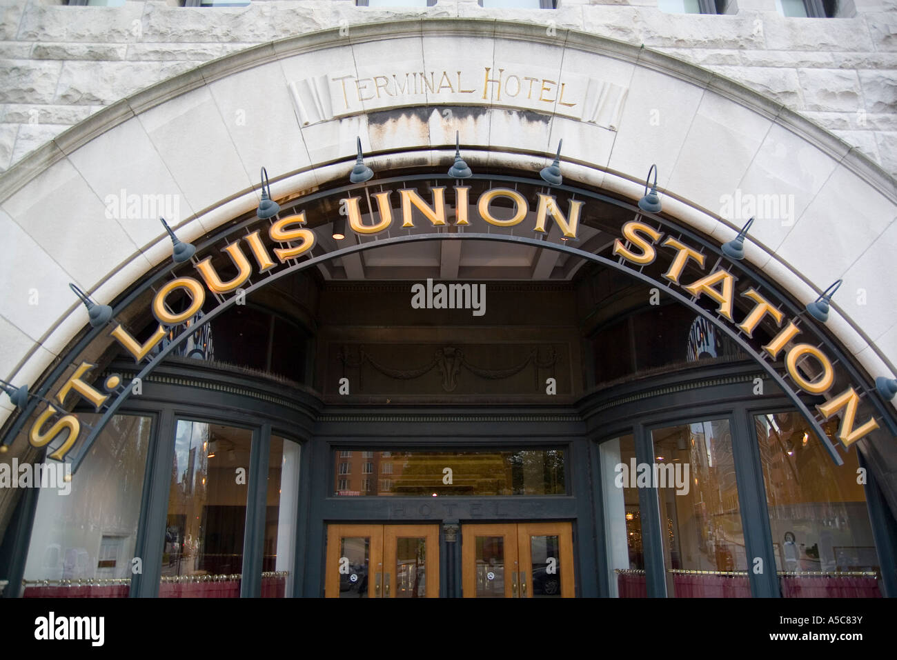 St Louis Missouri MO USA Interior of the St Louis Union station the ...