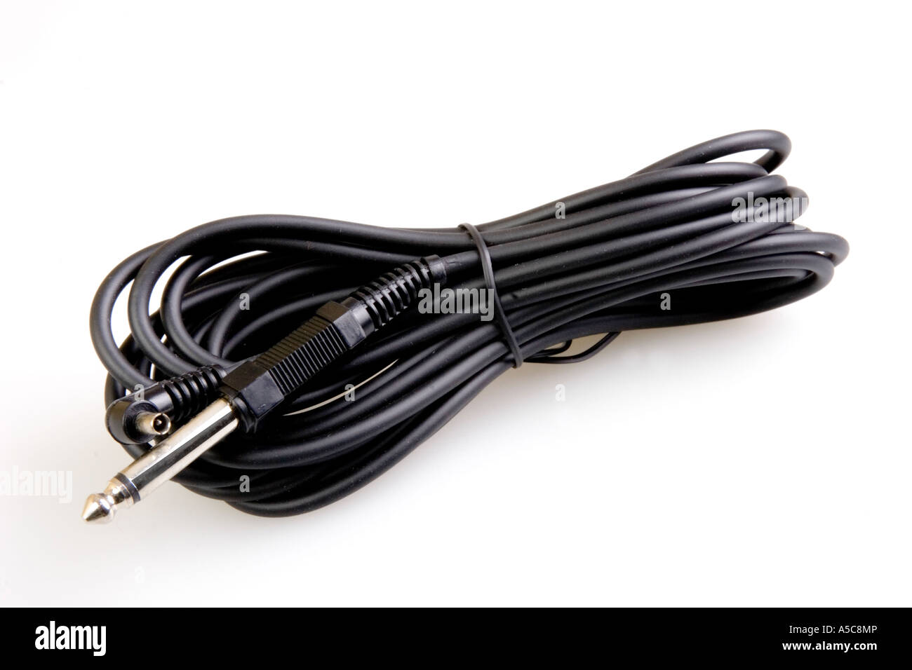 Power cable horizontal Cut Out Stock Images & Pictures - Alamy