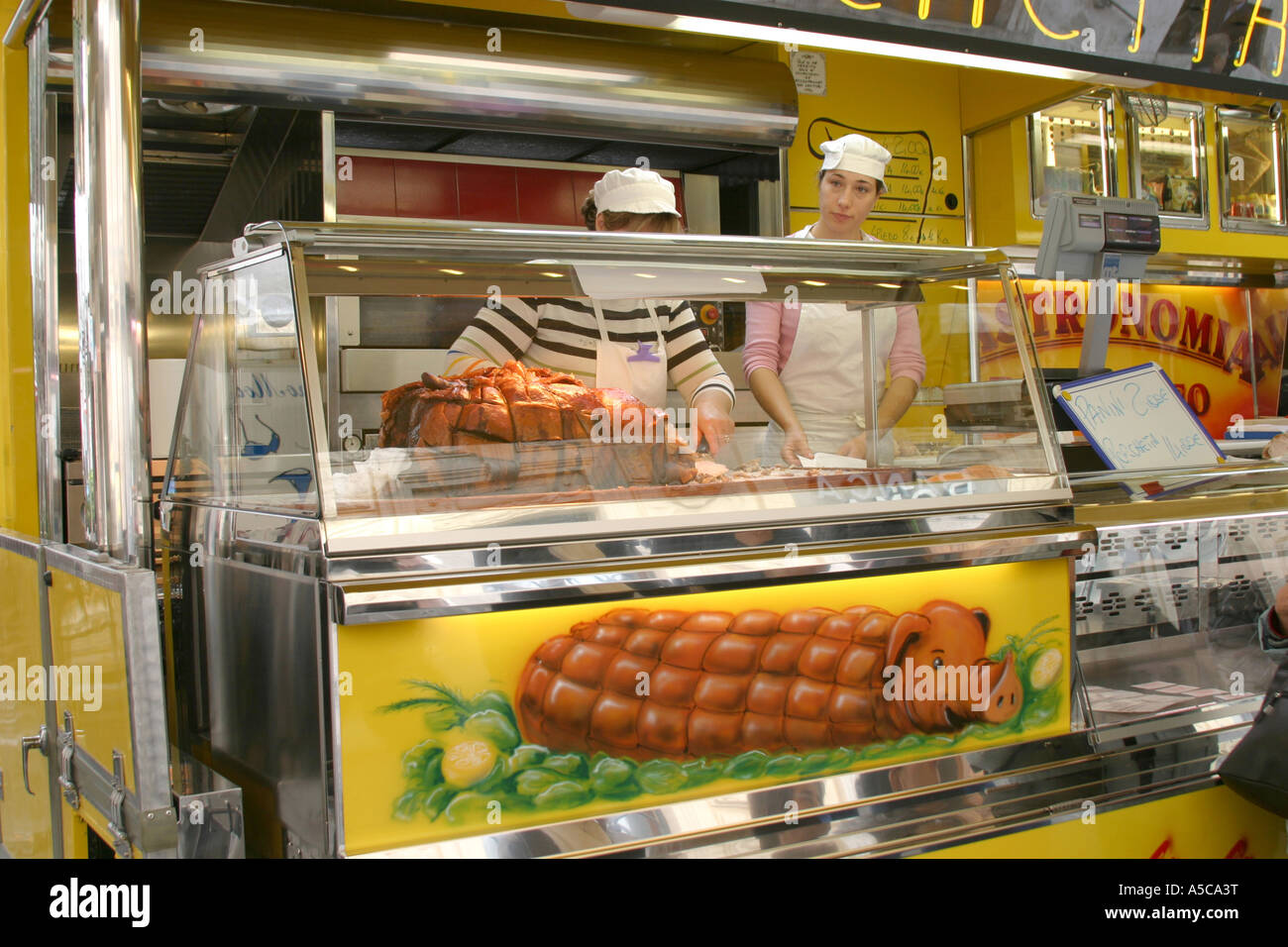 Porchetta italian pork roast specialty hires stock photography and