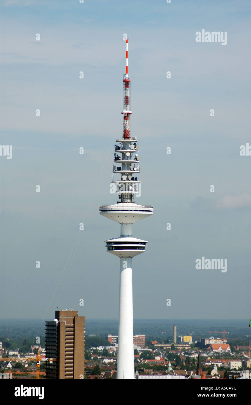 Tv Tower Hamburg Germany Stock Photo Alamy