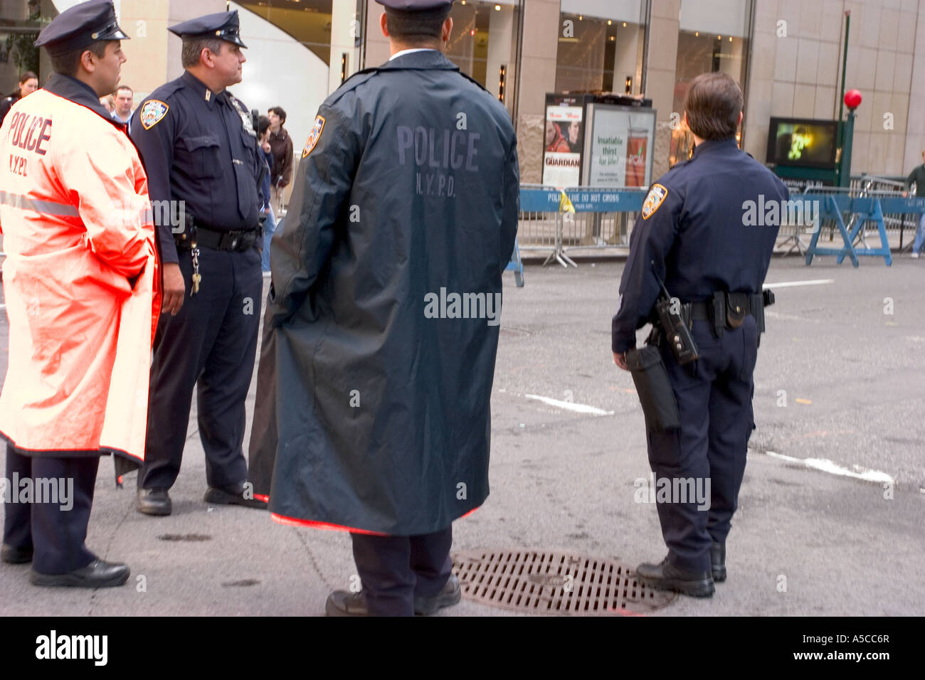 new york policeman details  united stats of america Stock Photo