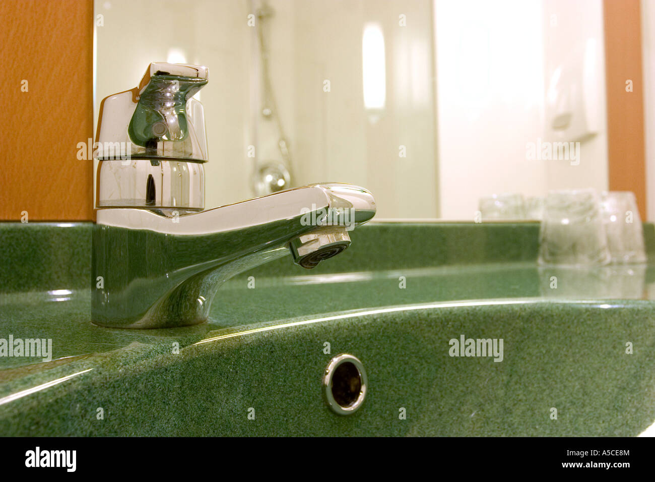 bathroom water tap without running water Stock Photo Alamy