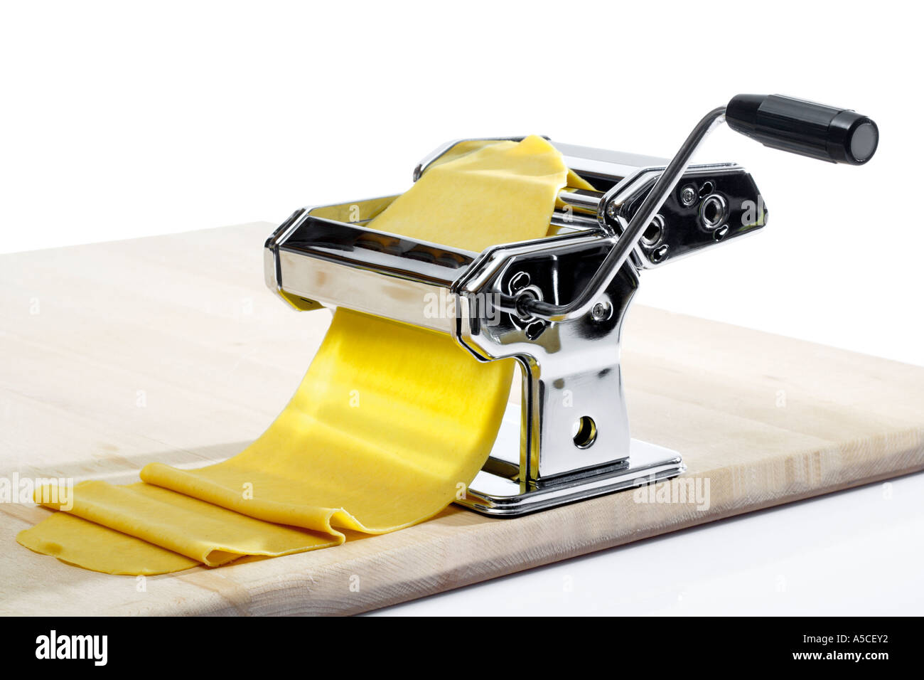 Making fresh pasta Stock Photo