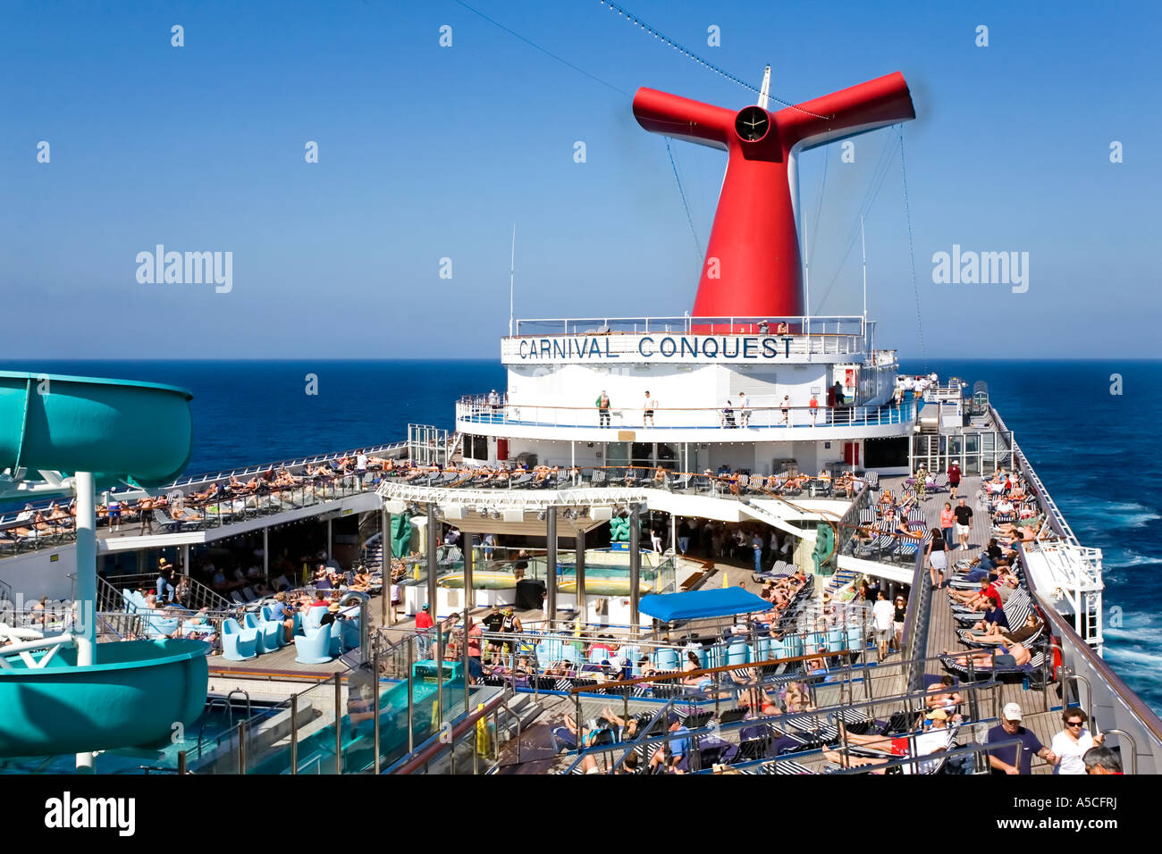 Carnival Conquest cruise ship Caribbean Sea, ocean voyage, vacation