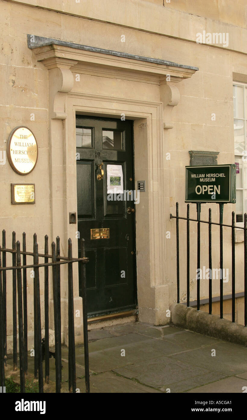 The William Herschel House and Museum at Bath England UK 2005 Stock Photo -  Alamy