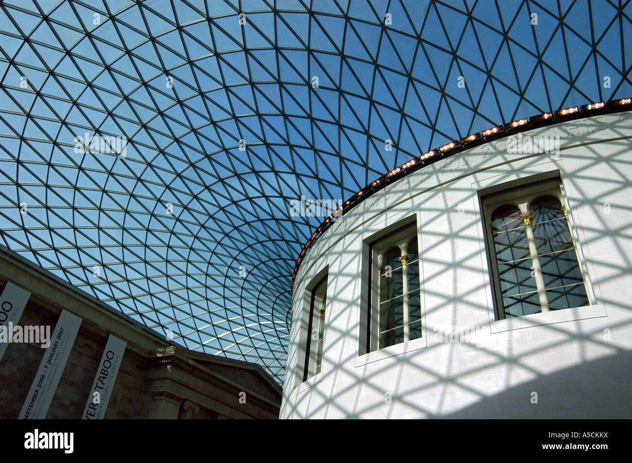Courtyard of the British Museum by Sir Norman Foster in London, UK ...