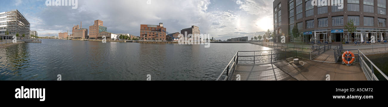 Duisburg Harbor Stock Photo