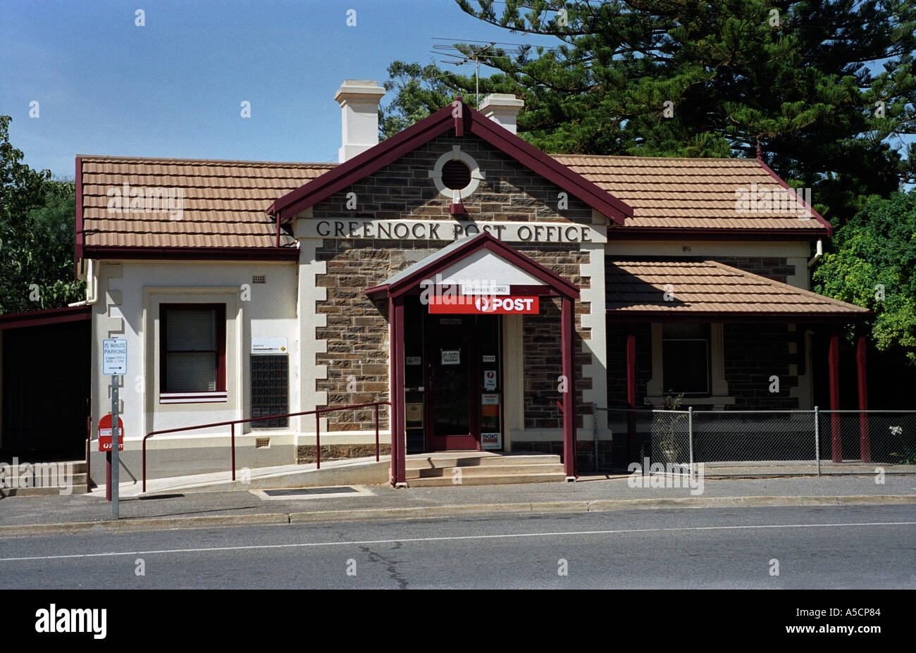 Greenock Post Office in the Barossa Valley South Australia Stock Photo