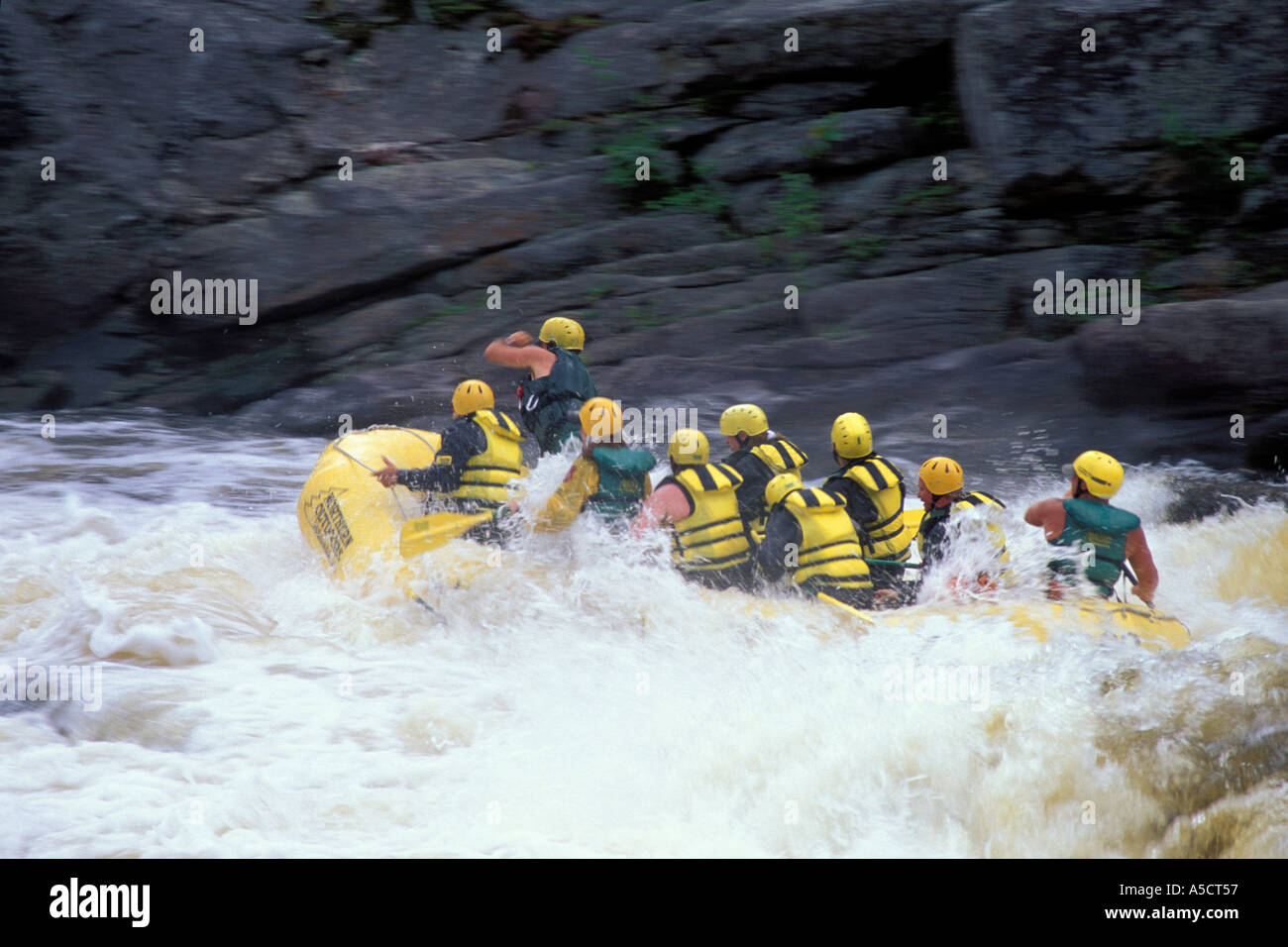 Millinocket ME Northern Forest Recreation Rafters make it through the