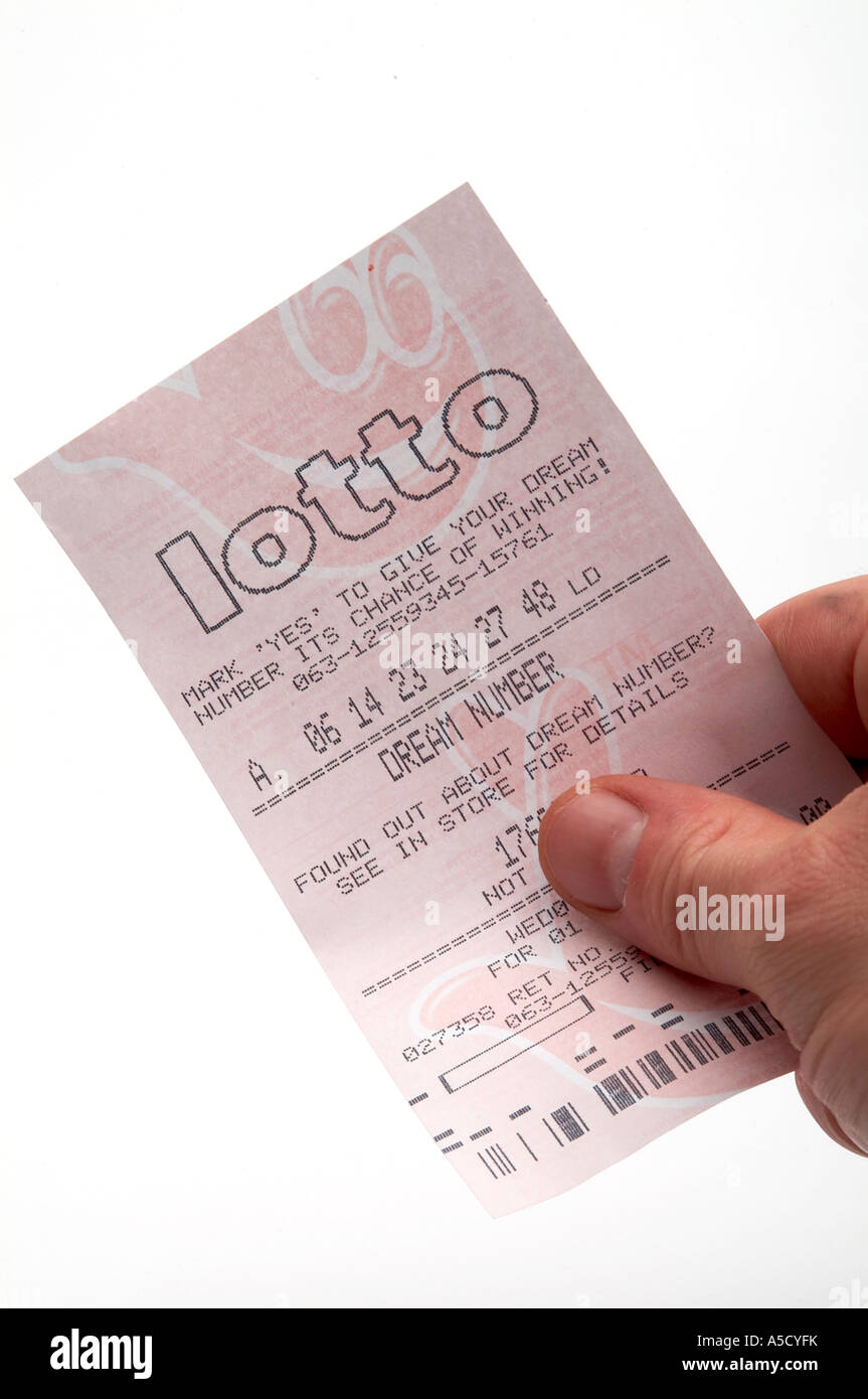 lotto tickets lottery tickets Stock Photo Alamy