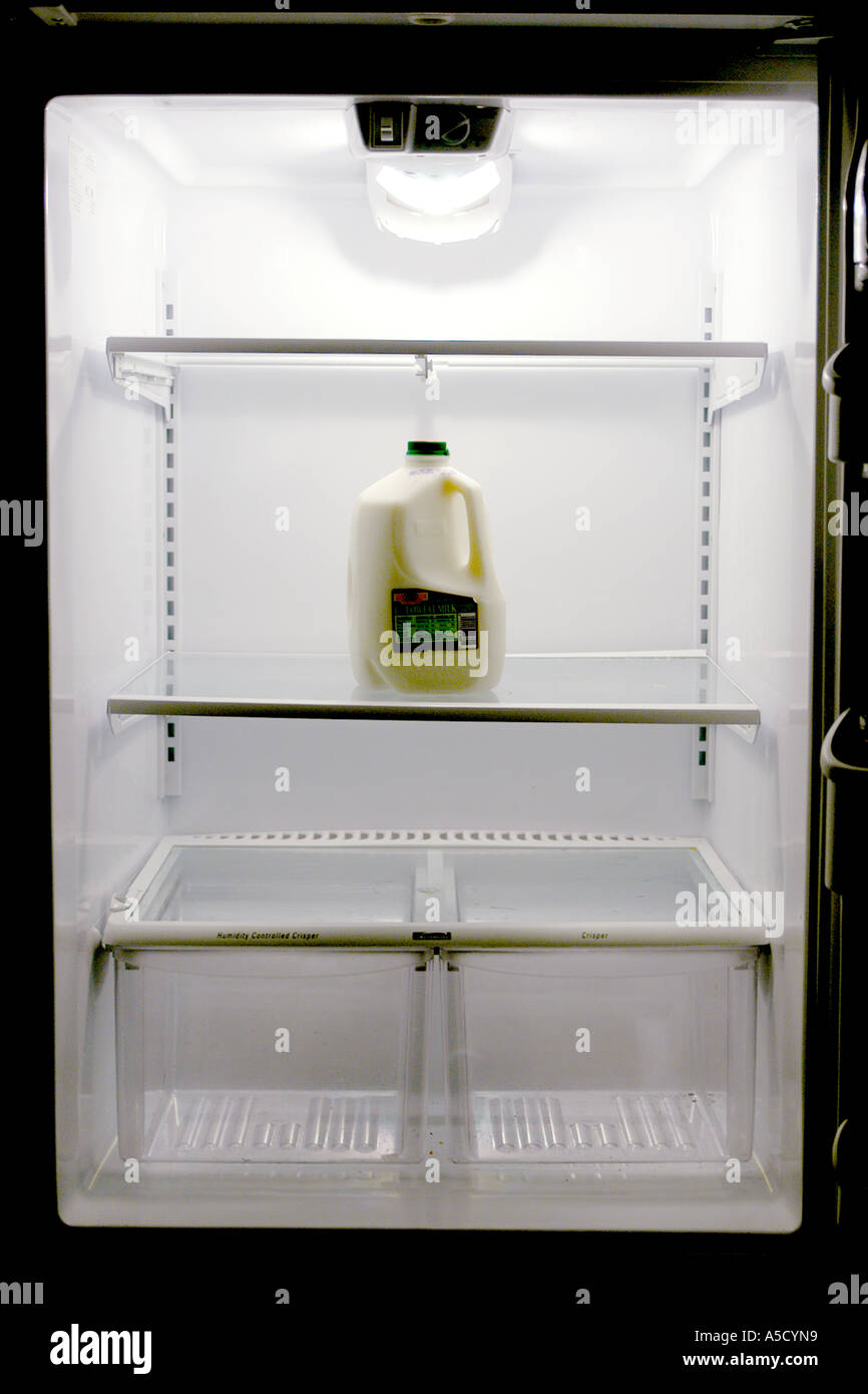 Milk In Fridge Stock Photos & Milk In Fridge Stock Images Alamy