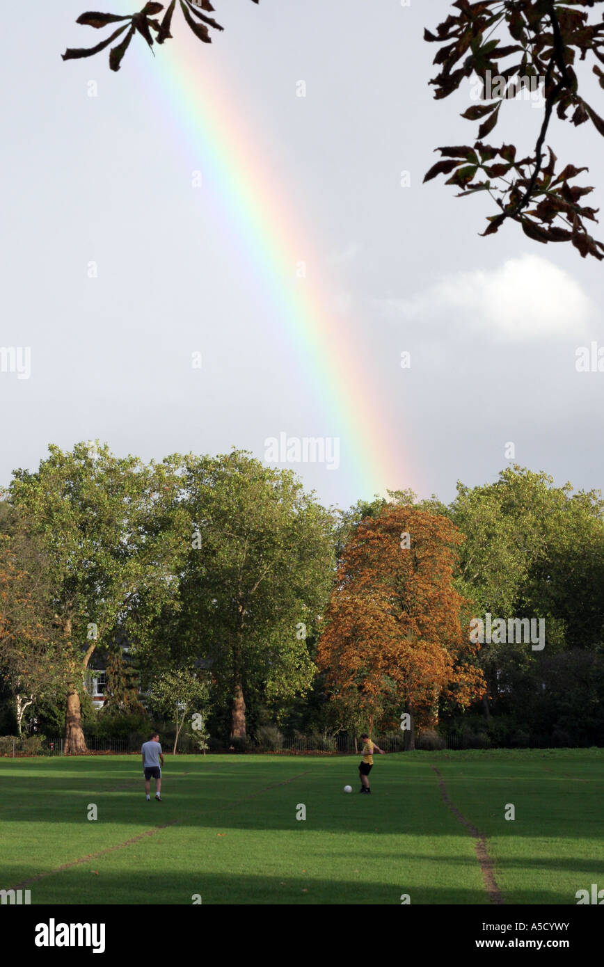 Rainbow football hires stock photography and images Alamy