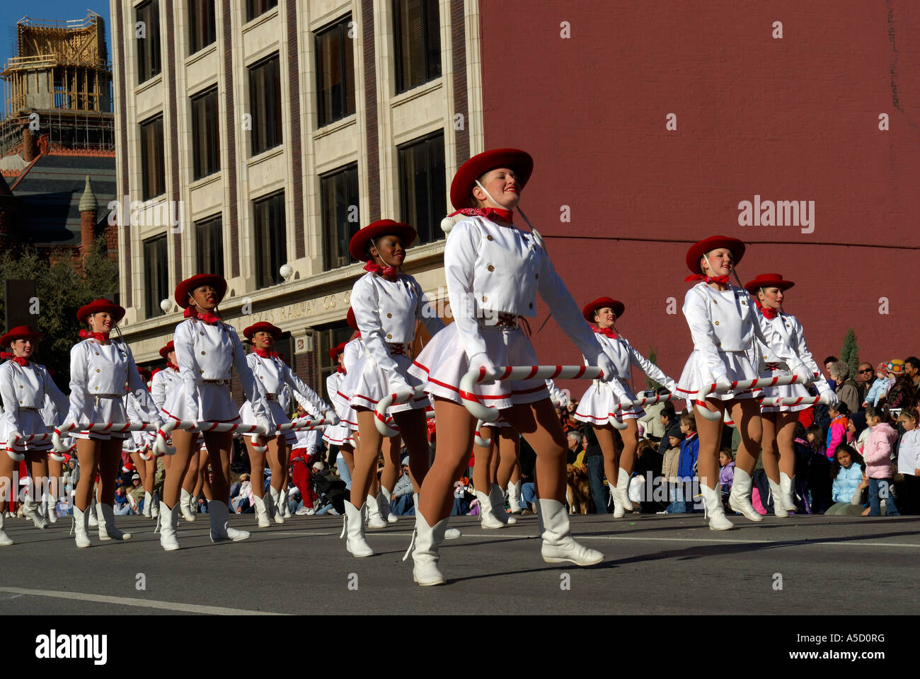 Enterprise Christmas Parade 2022 Band Of Majorettes Marching During A Christmas Parade Stock Photo - Alamy