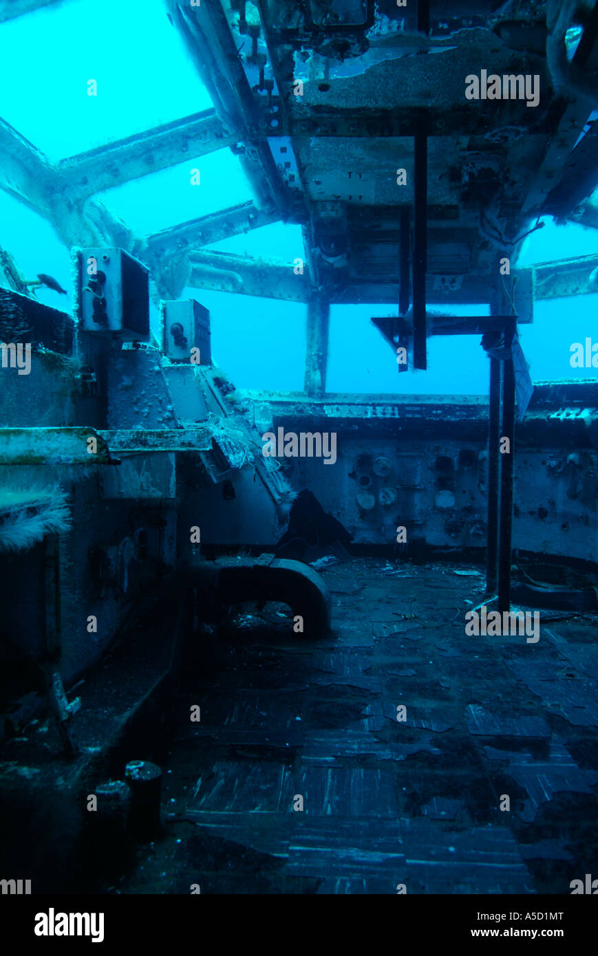 Oriskany wreck sunk off Pensacola, Florida Gulf of Mexico Stock Photo